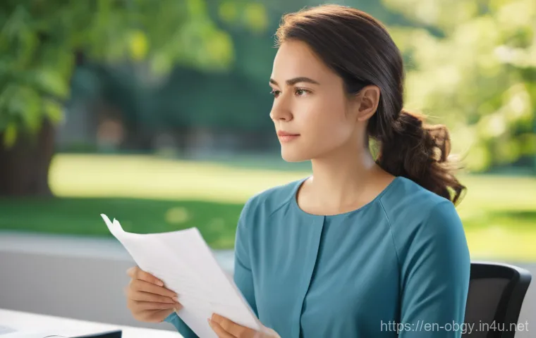 생리 불순 원인과 치료 병원 추천 - **Prompt:** A young woman, appearing to be in her late 20s to early 30s, initially shown in a busy, ...