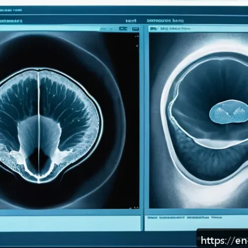 임신 초기 초음파에서 확인하는 태아 상태 - A detailed medical illustration of an early pregnancy ultrasound scan showing a clear embryo with a ...